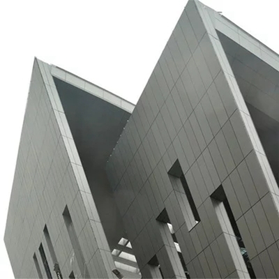 門衛室鋁單板文化墻門衛室外包鋁板